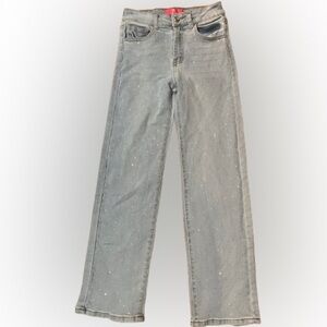 Flying Angel Denim Jeans with Subtle  Sparkle Embellishments Size 14
